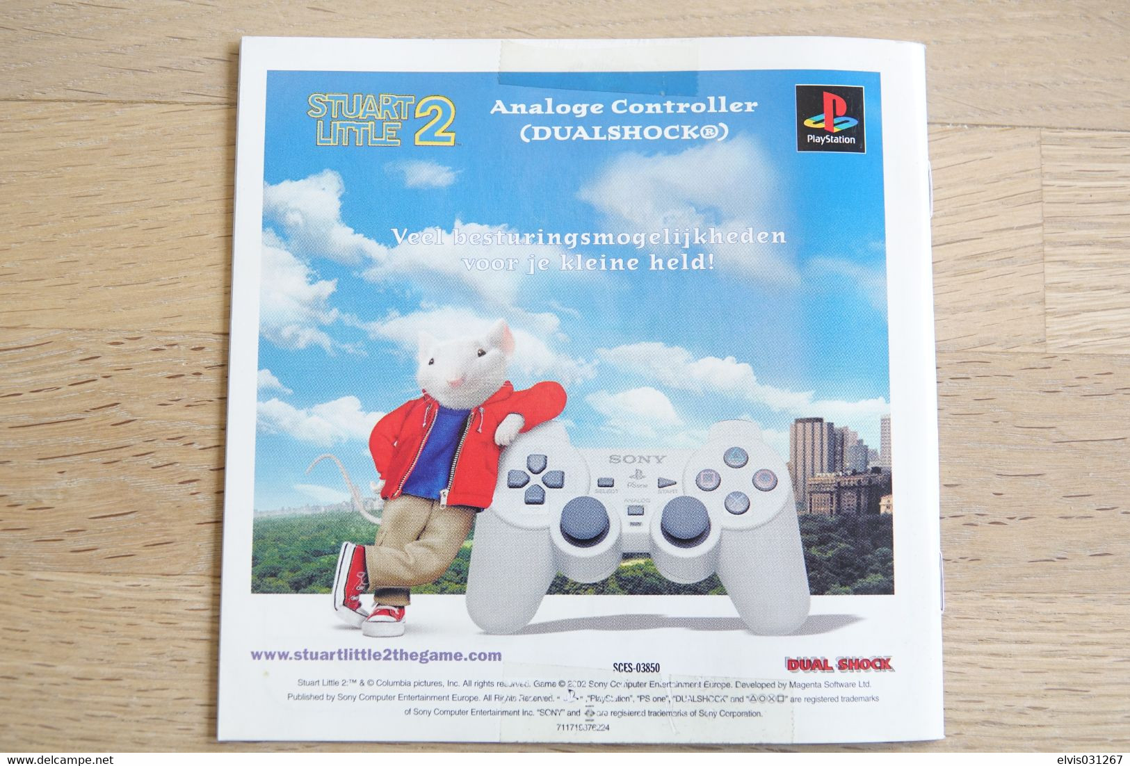 SONY PLAYSTATION ONE PS1 : MANUAL : STUART LITTLE 2 - PAL - Literature & Instructions