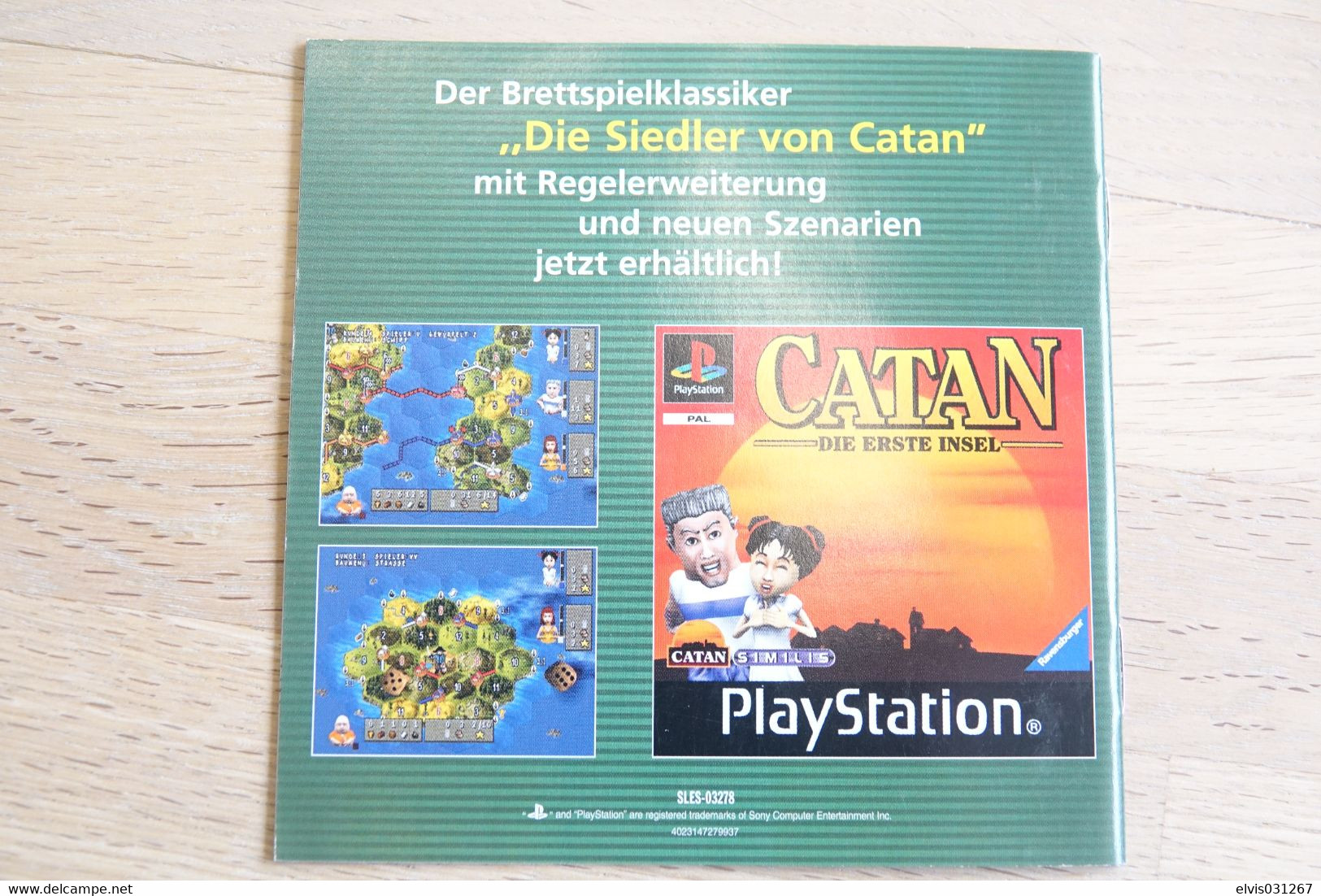 SONY PLAYSTATION ONE PS1 : MANUAL : MOORHUHN DIE JAGD GEHT WEITER 2 - PAL - Literatura E Instrucciones