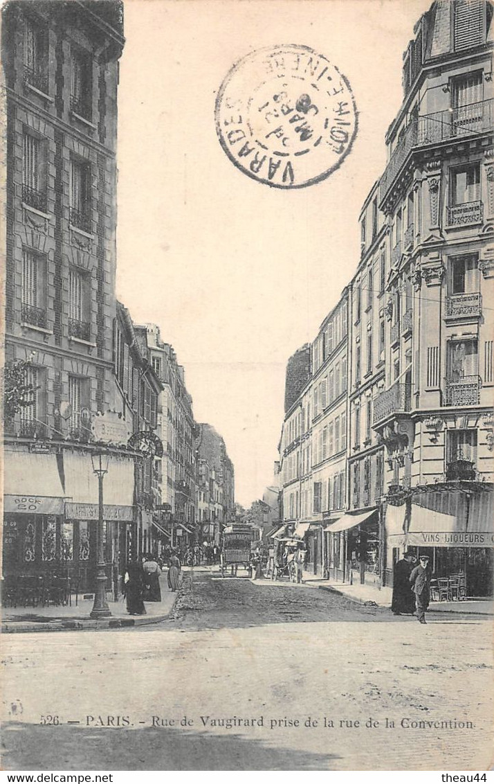 ¤¤   -    PARIS   -  Rue De Vaugirard Prise De La Rue De La Convention    -    ¤¤ - Arrondissement: 15