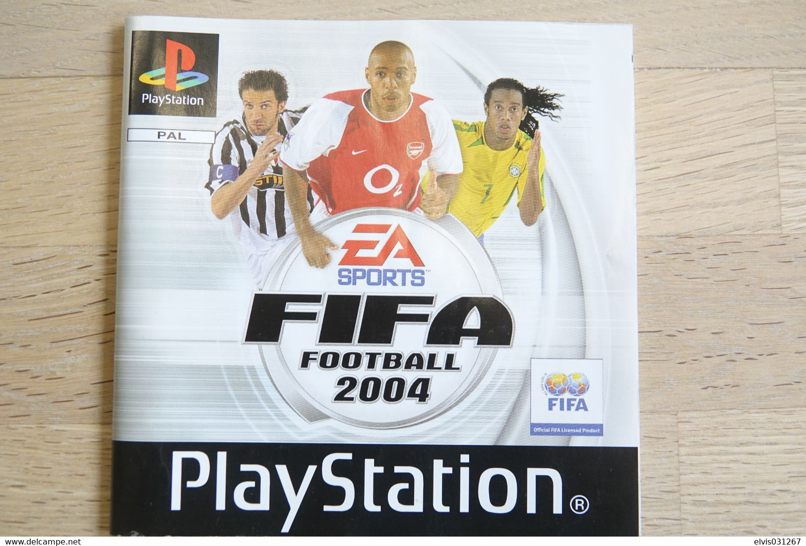 SONY PLAYSTATION ONE PS1 : MANUAL : FIFA 2004 - PAL - Littérature & Notices