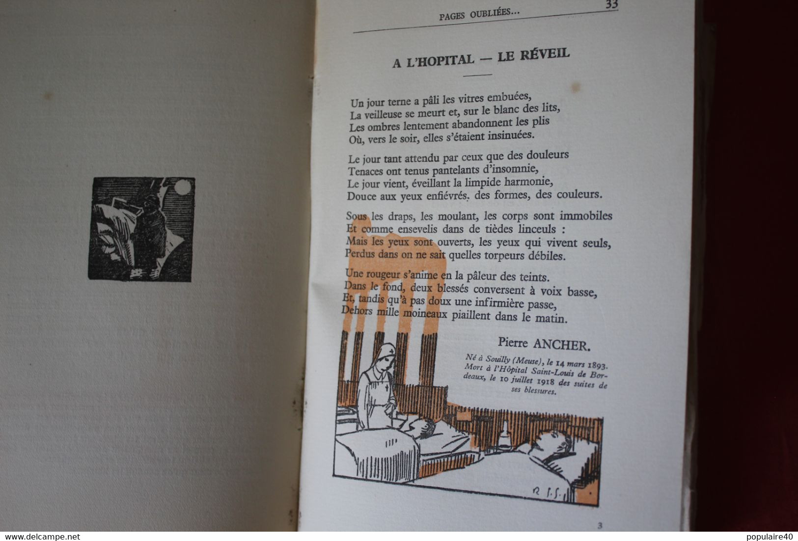 Pages Oubliées Anthologie Des écrits De La Guerre  Poèmes De Soldats Tués Au Front 150 Exemplaires Grande Guerre 1914 - Français