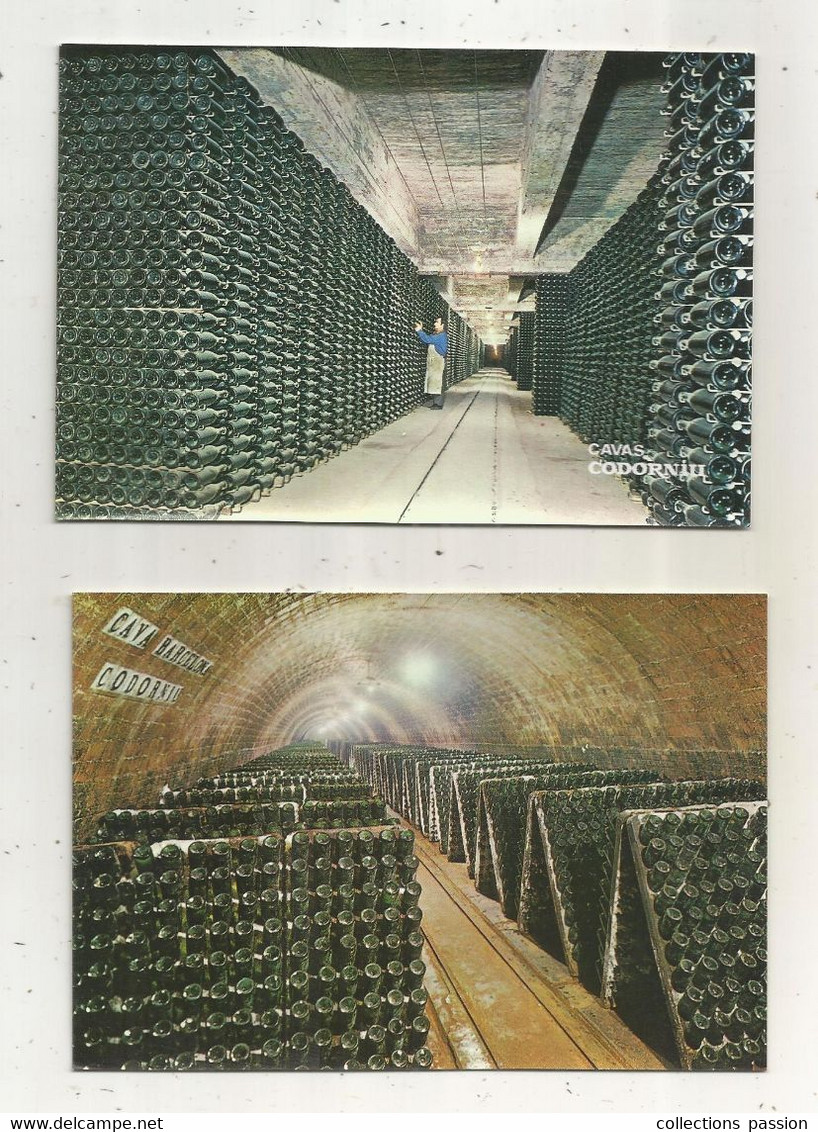 Cp, Vignes ,vins , Espagne ,Barcelona, CAVAS CODORNIU ,LOT DE 5 CARTES POSTALES - 5 - 99 Cartes