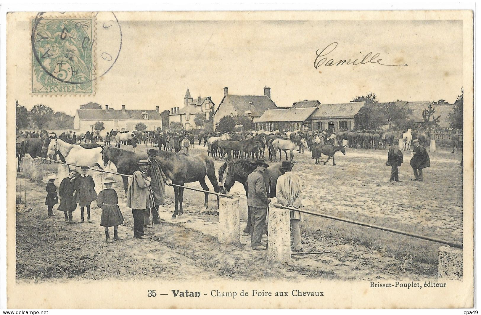 36  VATAN  CHAMP  DE  FOIRE  AUX  CHEVAUX - Other & Unclassified