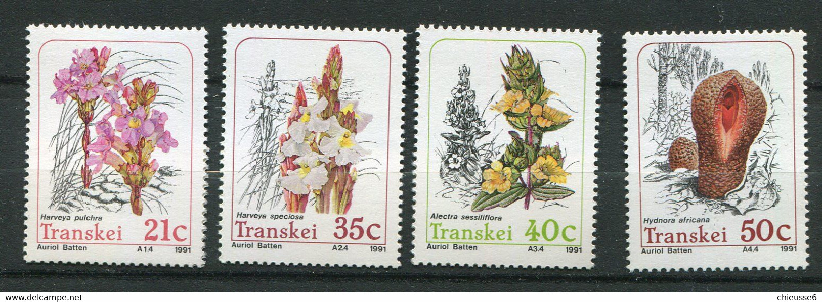 Transkei ** N° 263 à 266 - Fleurs - Transkei