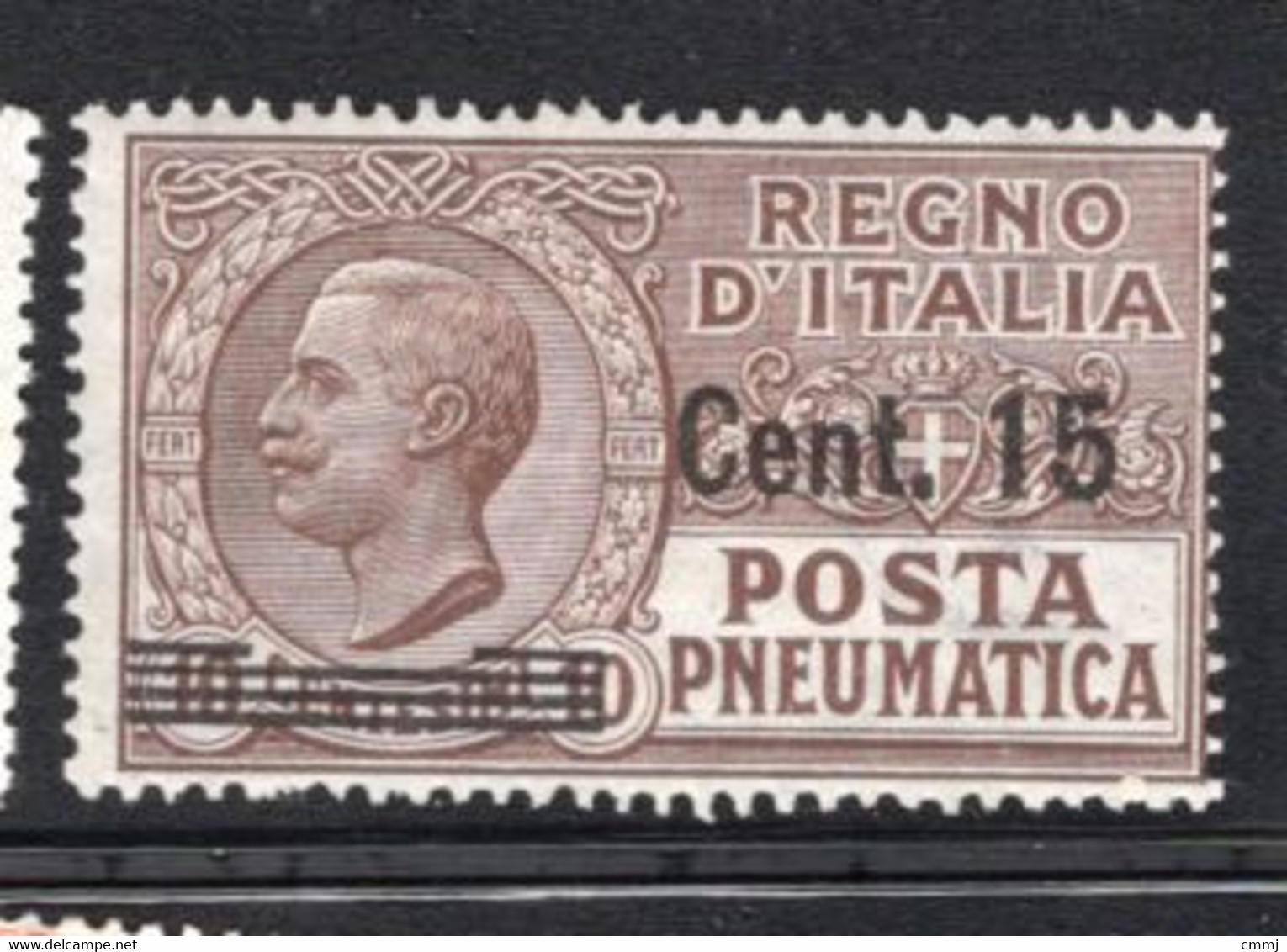 1924 - Regno -  Italia - Italy -  Sass. N. P.N 4 - LH -  (W04..) - Pneumatische Post