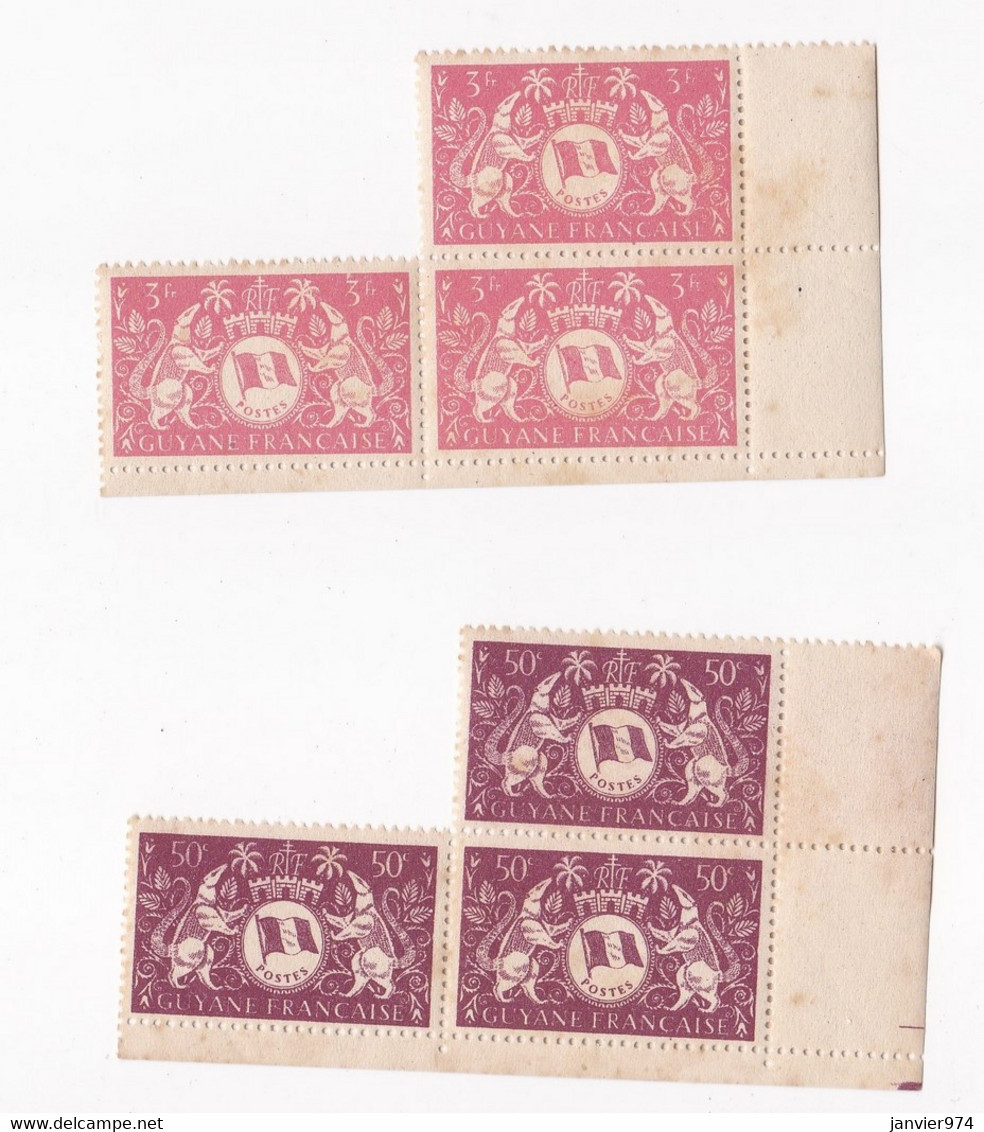 Guyane Française, 1945 Serie De Londres , 40 Timbres Neufs , Voir Scan Recto Verso . - Neufs