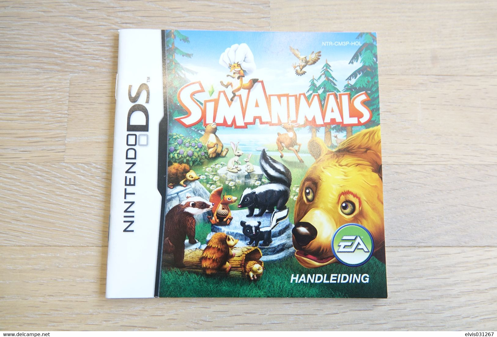 NINTENDO DS  : MANUAL : Simanimals - Game - Littérature & Notices