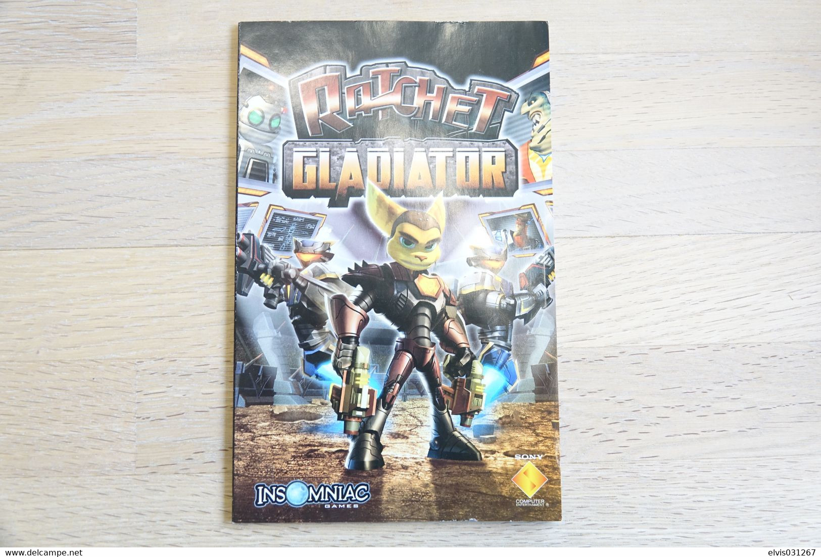 SONY PLAYSTATION TWO 2 PS2 : MANUAL : RATCHET AND CLANK GLADIATOR - Literatuur En Instructies