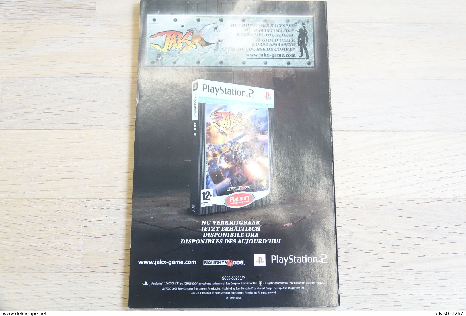 SONY PLAYSTATION TWO 2 PS2 : MANUAL : RATCHET AND CLANK GLADIATOR - Literatura E Instrucciones