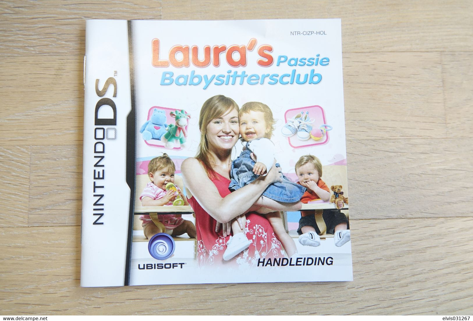 NINTENDO DS  : MANUAL : Laura's Passie Babysittersclub - Game - Littérature & Notices