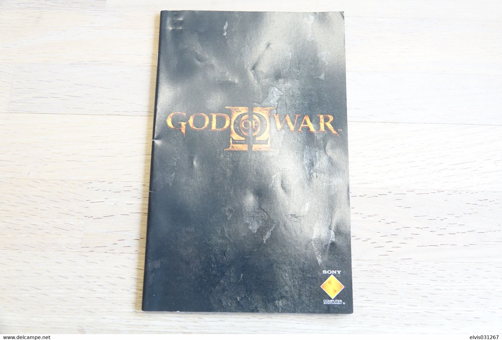 SONY PLAYSTATION TWO 2 PS2 : MANUAL : GOD OF WAR II 2 - Littérature & Notices