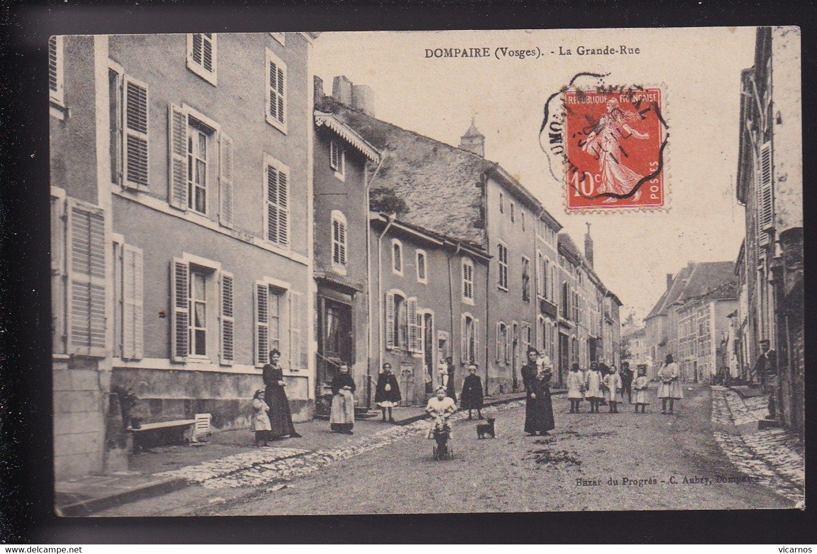 CP 88 DOMPAIRE La Grande Rue - Dompaire