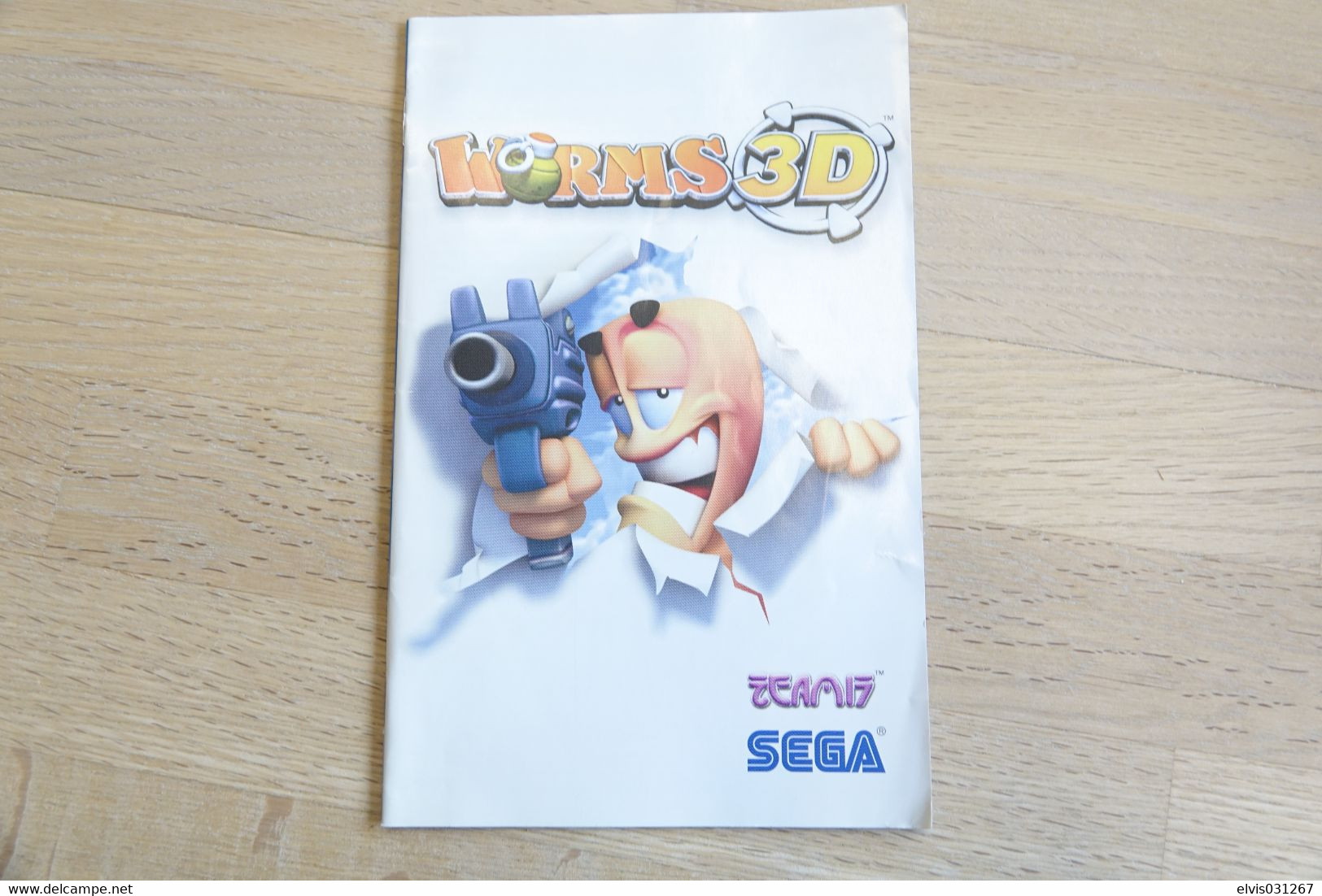 SONY PLAYSTATION TWO 2 PS2 : MANUAL : WORMS 3D - Littérature & Notices