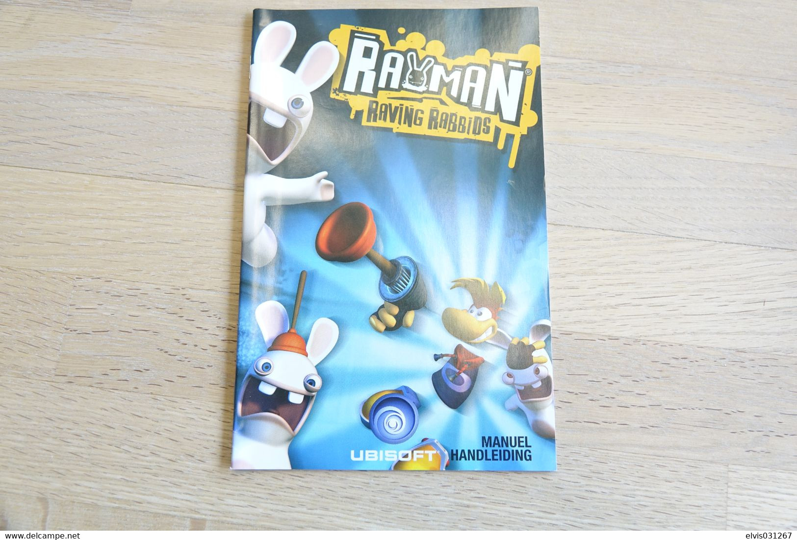 SONY PLAYSTATION TWO 2 PS2 : MANUAL : RAYMAN RAVING RABBIDS - Literatuur En Instructies