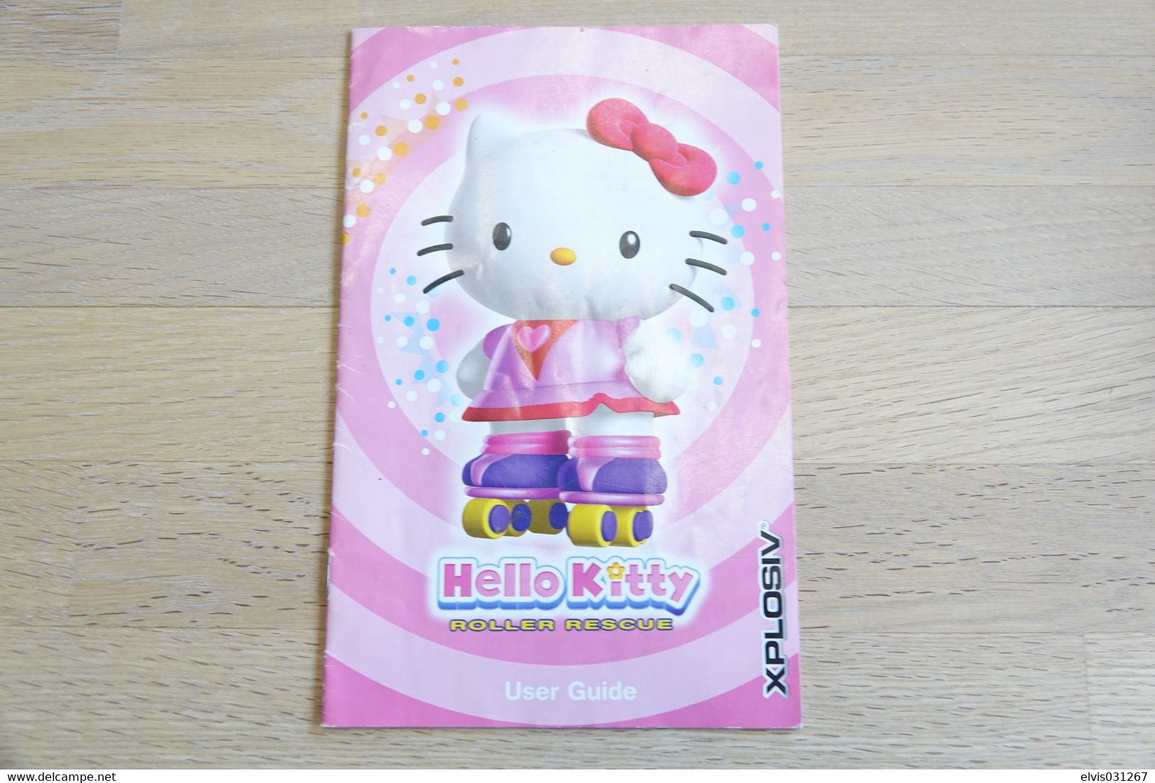 SONY PLAYSTATION TWO 2 PS2 : MANUAL : HELLO KITTY ROLLER RESCUE - Literature & Instructions