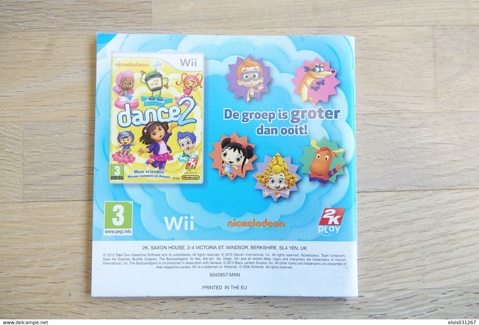 NINTENDO DS  : MANUAL : Dora En Vriendjes Fantastische Vlucht - Game - Literatuur En Instructies