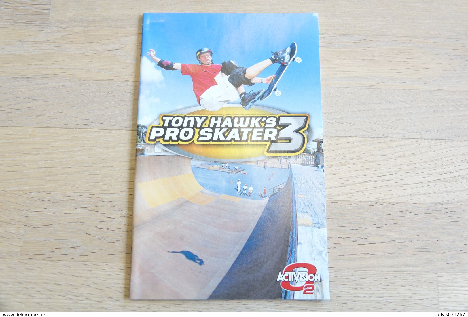 SONY PLAYSTATION TWO 2 PS2 : MANUAL : TONY HAWK 'S PRO SKATER 3 - Literature & Instructions