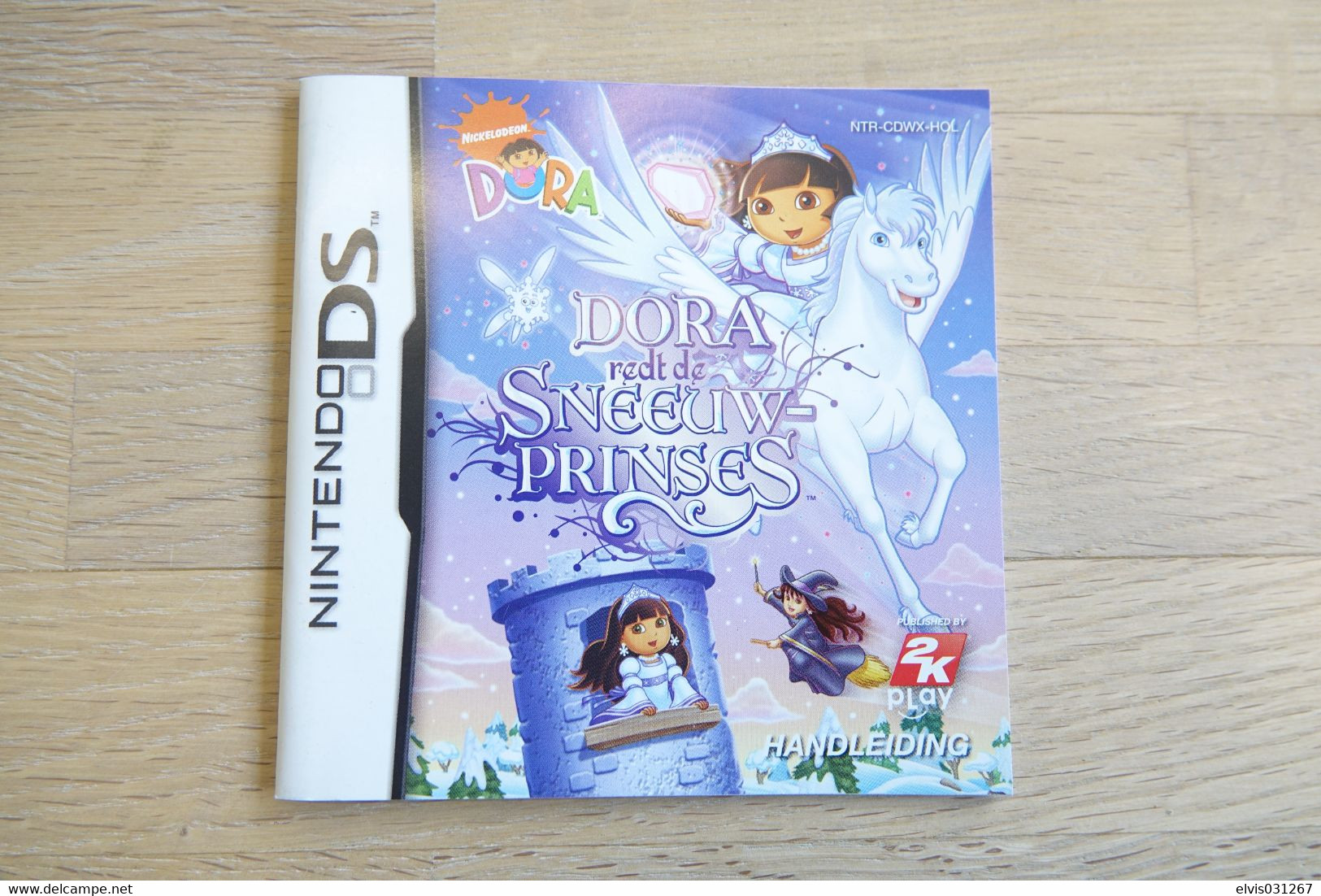 NINTENDO DS  : MANUAL : Dora Redt De Sneeuw-princes - Game - Letteratura E Istruzioni