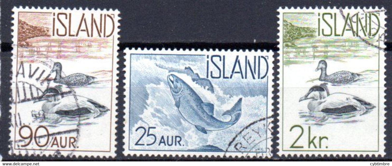 Islande: Yvert N° 295/297 - Oblitérés