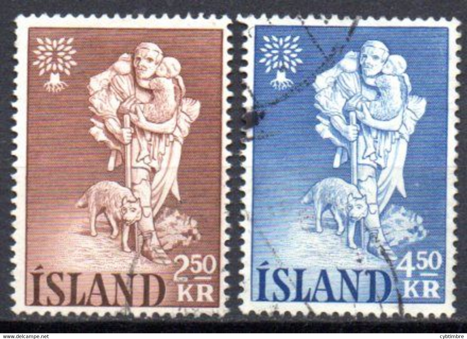 Islande: Yvert N° 299/300 - Oblitérés