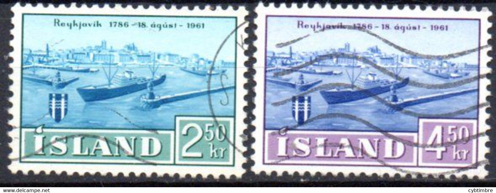 Islande: Yvert N° 309/310; 2 Valeurs - Used Stamps