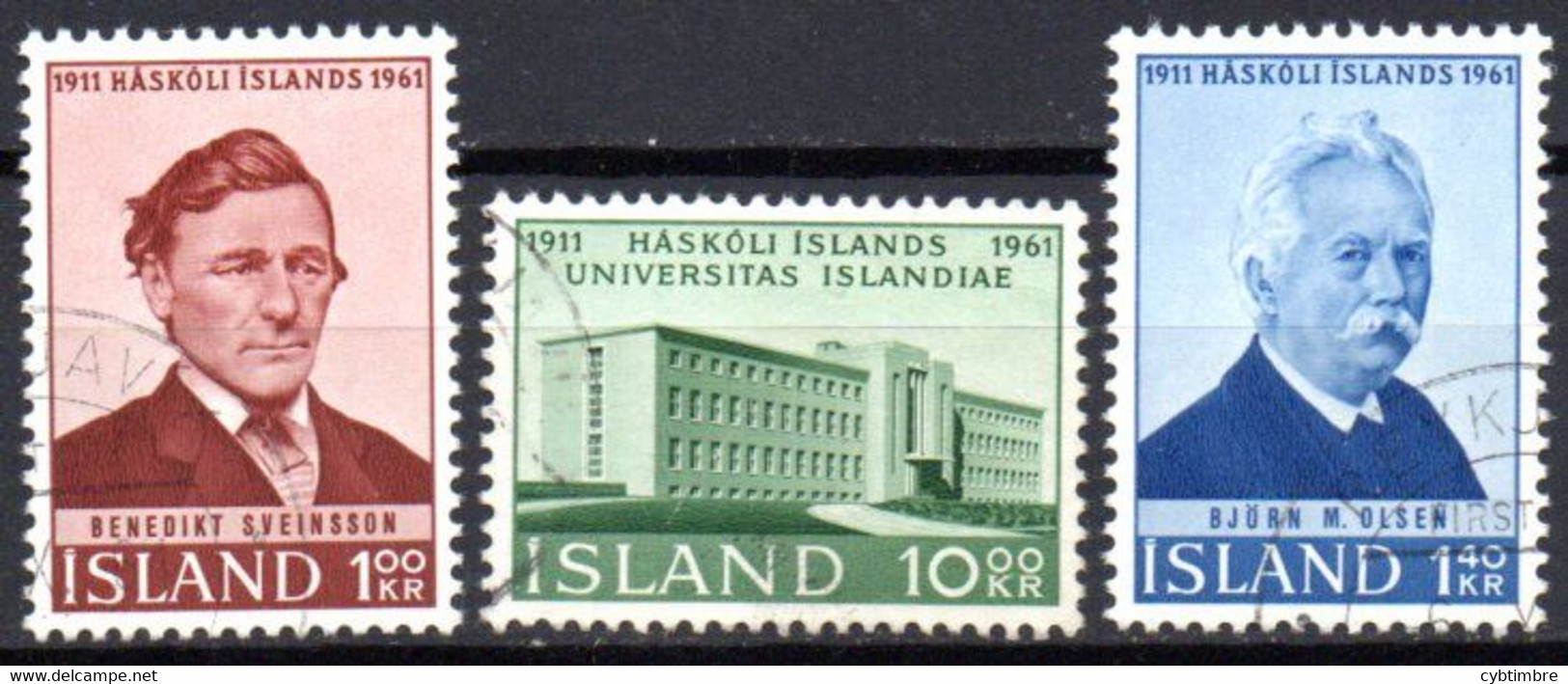 Islande: Yvert N° 313/315 - Gebruikt