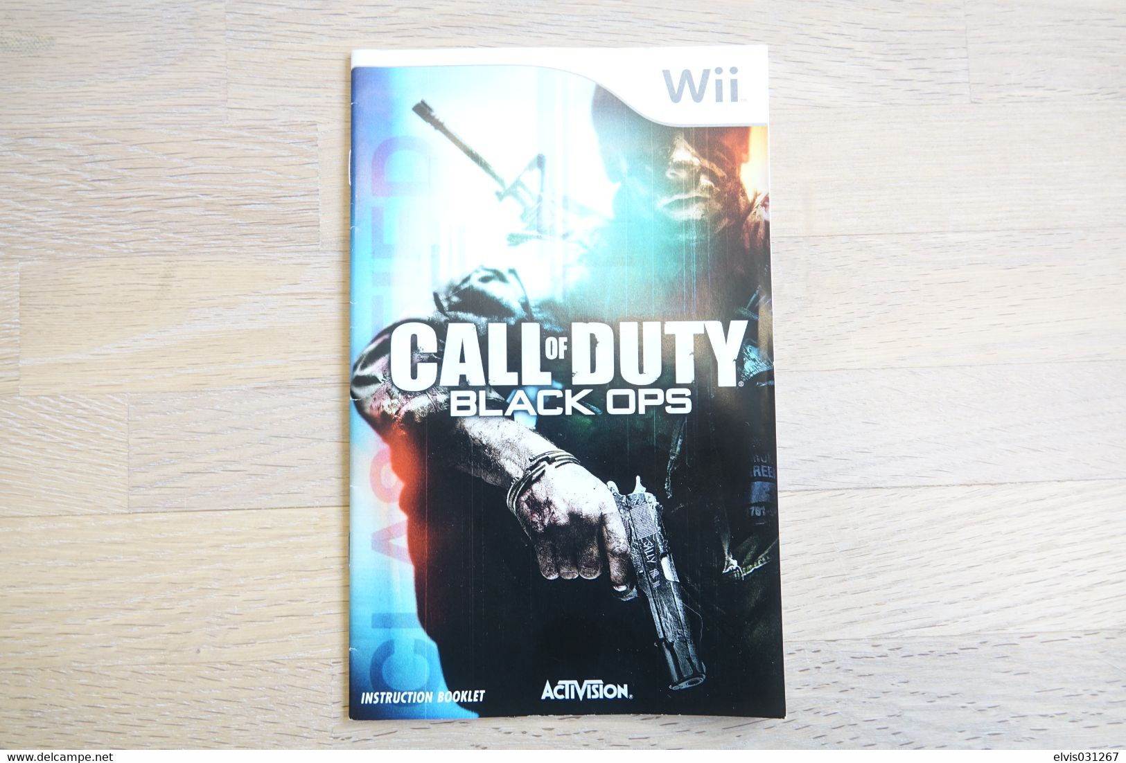 NINTENDO WII  : MANUAL : Call Of Duty Black Ops - Game - Manual - Literature & Instructions