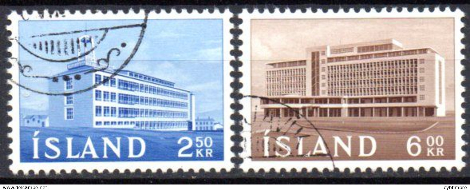 Islande: Yvert N° 316 Et 318 - Used Stamps