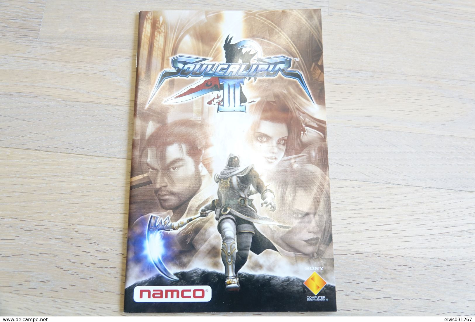 SONY PLAYSTATION TWO 2 PS2 : MANUAL : SOULCALIBUR III 3 - Literatura E Instrucciones