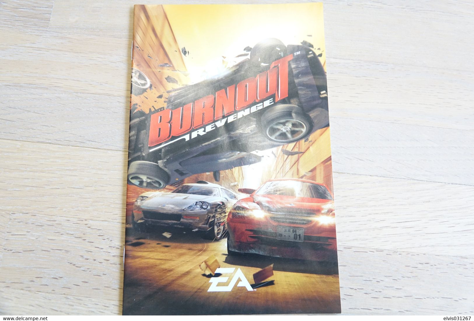 SONY PLAYSTATION TWO 2 PS2 : MANUAL : BURNOUT REVENGE - Littérature & Notices