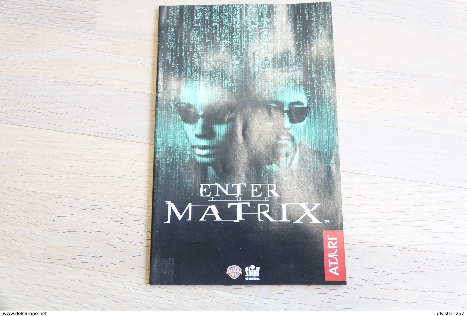 SONY PLAYSTATION TWO 2 PS2 : MANUAL : ENTER THE MATRIX - Literatuur En Instructies