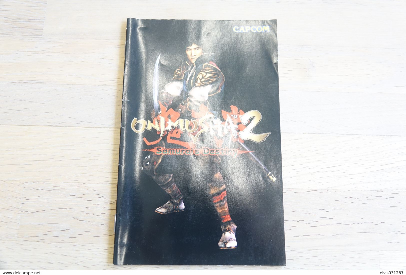 SONY PLAYSTATION TWO 2 PS2 : MANUAL : ONIMUSHA 2 SAMURAI DESTINY - Literature & Instructions