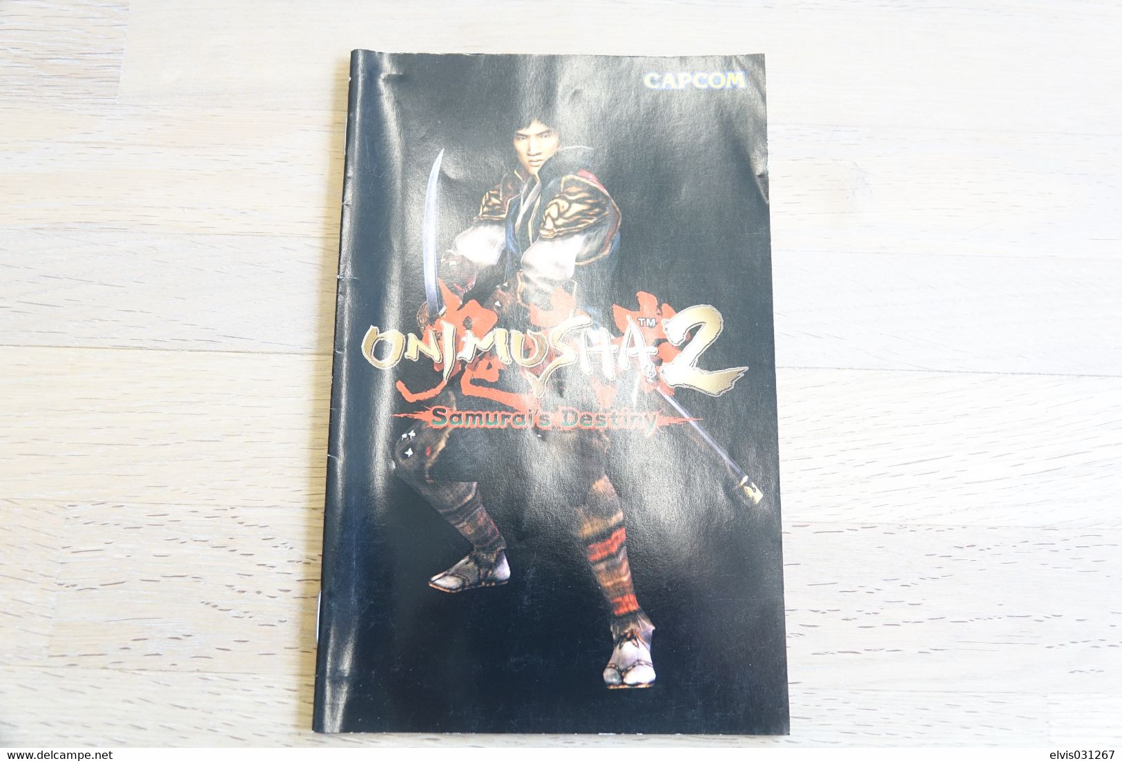 SONY PLAYSTATION TWO 2 PS2 : MANUAL : ONIMUSHA 2 SAMURAI DESTINY - Literatura E Instrucciones