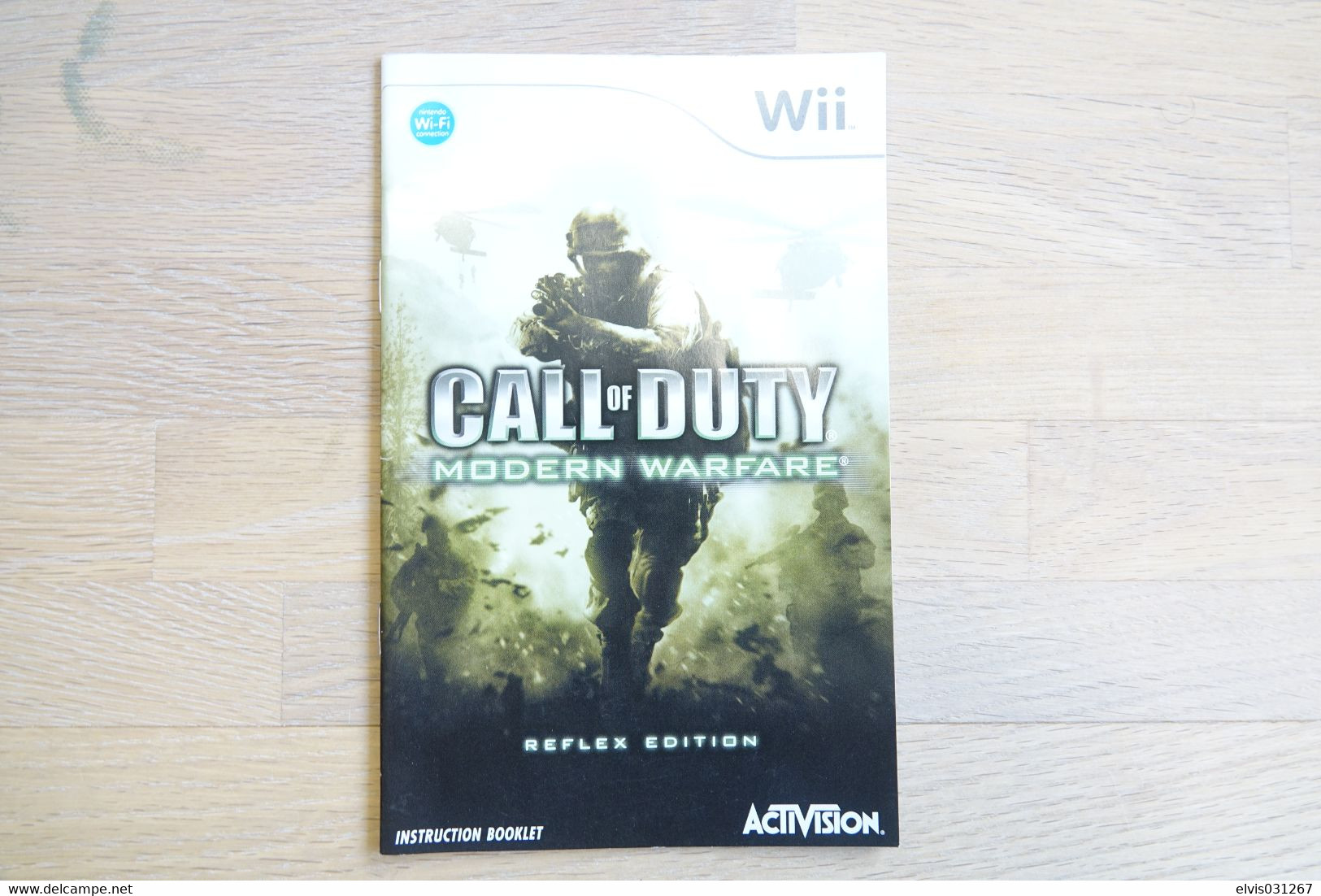 NINTENDO WII  : MANUAL : Call Of Duty Modern Warefare - Game - Manual - Literatur Und Anleitungen