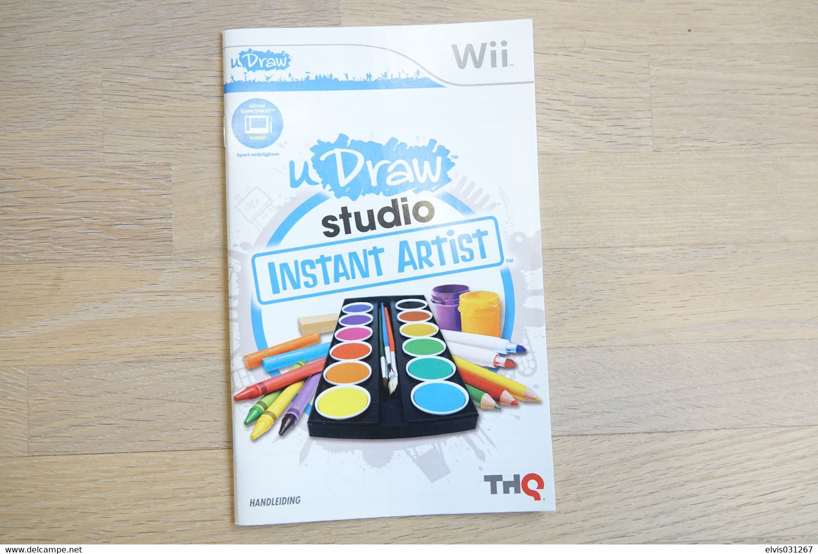NINTENDO WII  : MANUAL : Draw Studio Instant Artist - Game - Manual - Littérature & Notices