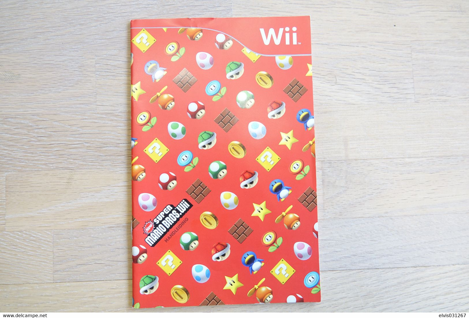 NINTENDO WII  : MANUAL : Super Mario Bros - Game - Manual - Literatura E Instrucciones