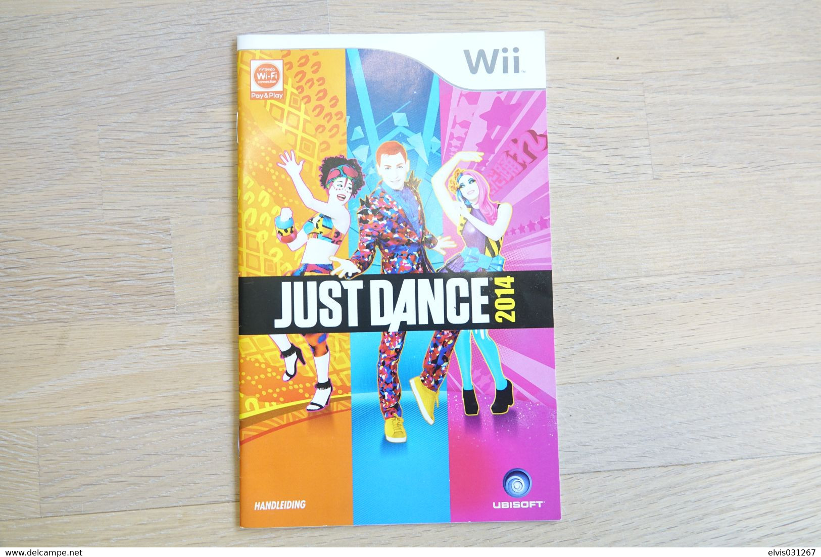 NINTENDO WII  : MANUAL : Just Dance 2014 - Game - Manual - Literatuur En Instructies