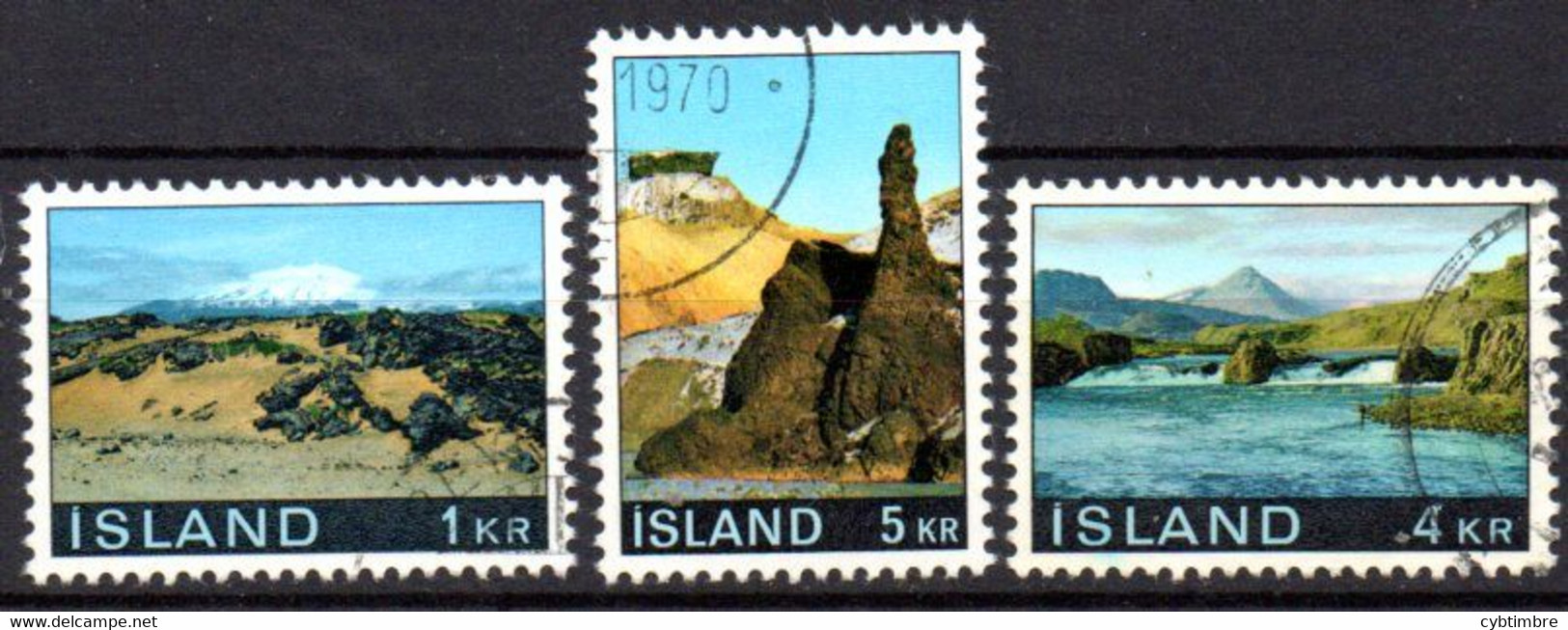 Islande: Yvert N° 387/389 - Usati