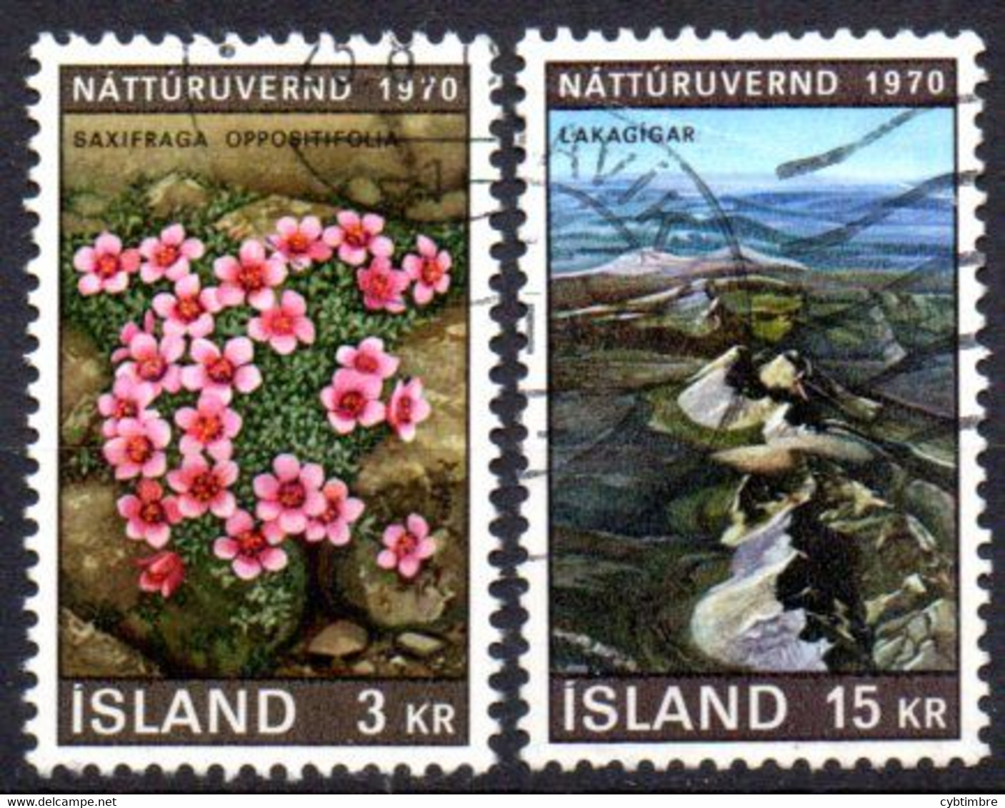 Islande: Yvert N° 400/401 - Oblitérés