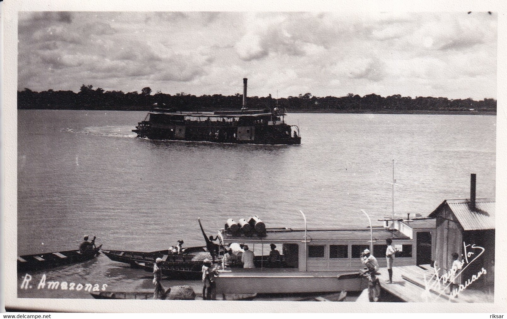 BRESIL(MANAUS) CARTE PHOTO(BATEAU) - Manaus