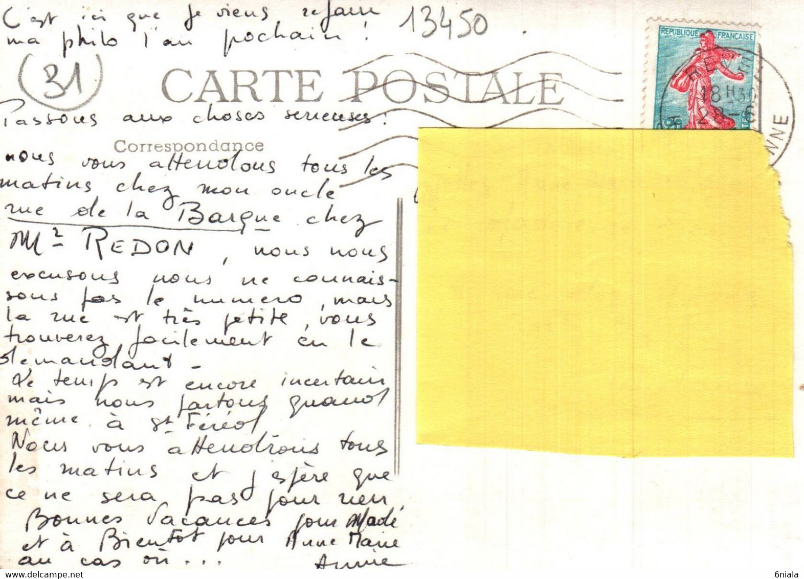 13450 REVEL     Collège Mixte  (1960)    (Recto-verso) 31 - Revel