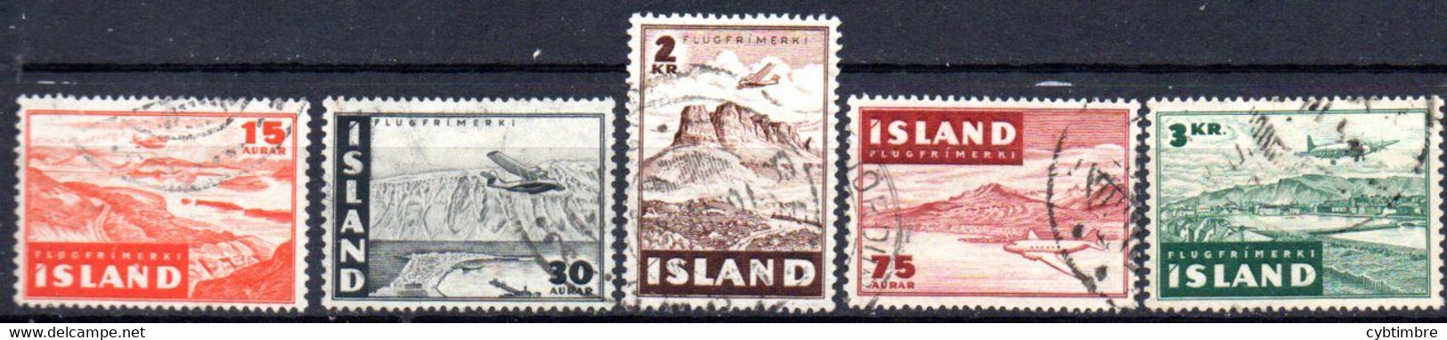 Islande: Yvert N° A 21/26 Sauf 24 - Airmail