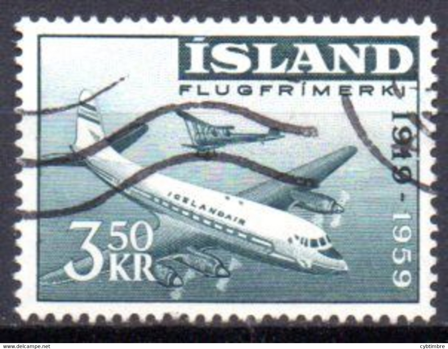 Islande: Yvert N° A 30 - Luftpost