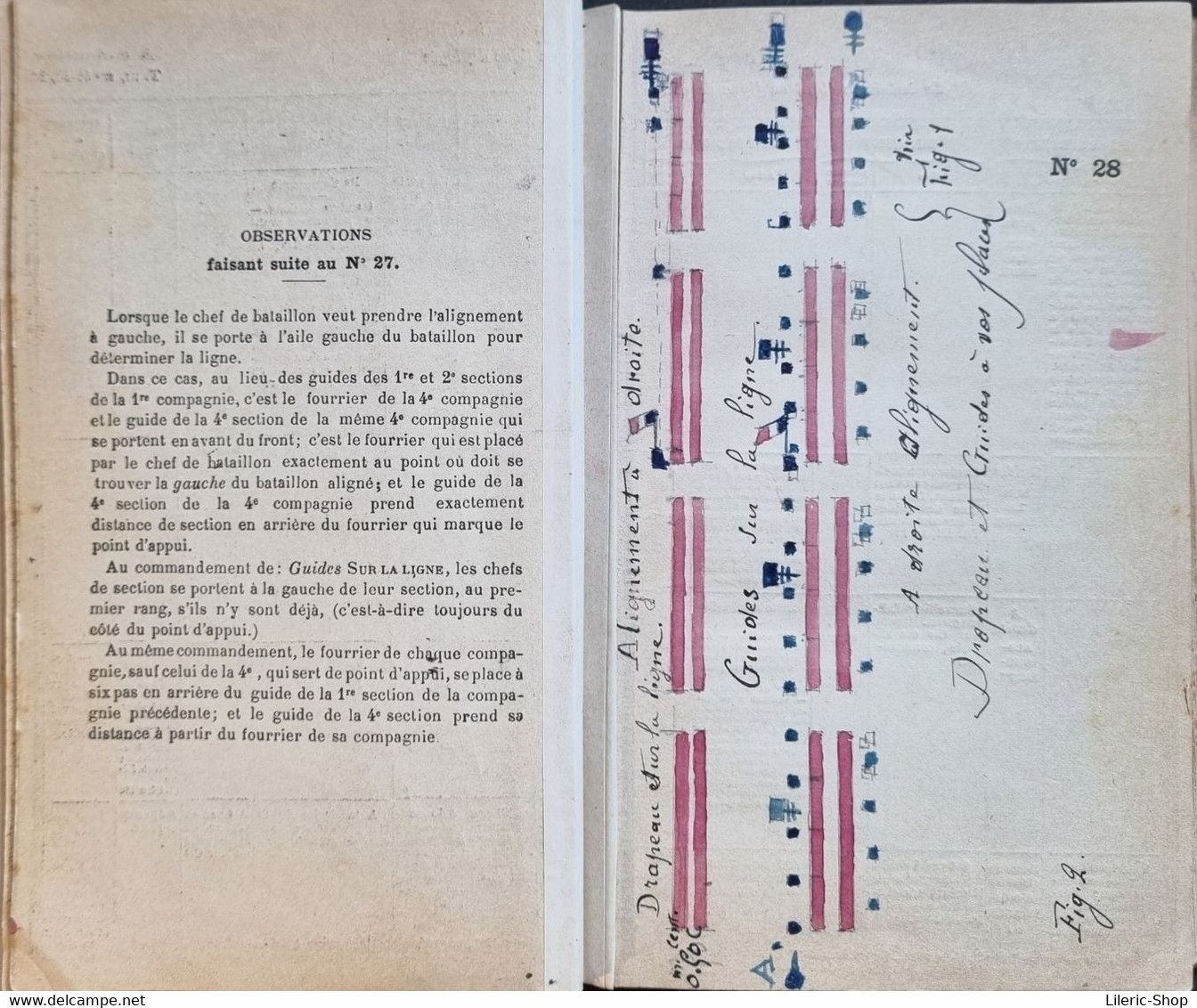 L. SAMION L'ECOLE DE BATAILLON TABLEAUX SYNOPTIQUES  PARIS A LA DIRECTION DU SPECTATEUR MILITAIRE ANNÉE 1890 - Other & Unclassified