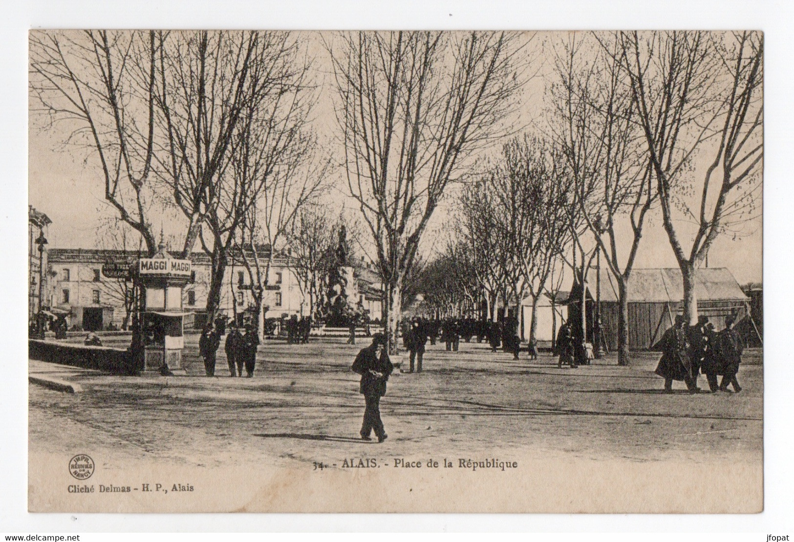 30 GARD - ALAIS Place De La République - Alès