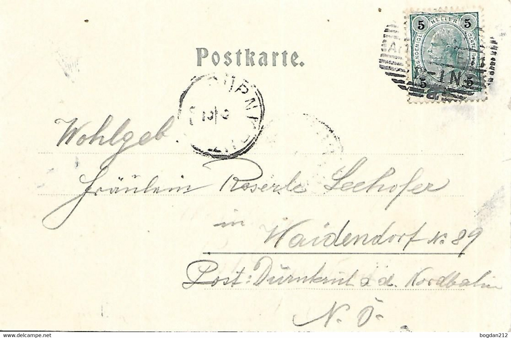 1902 - AMSTETTEN  , Gute Zustand, 2 Scan - Amstetten