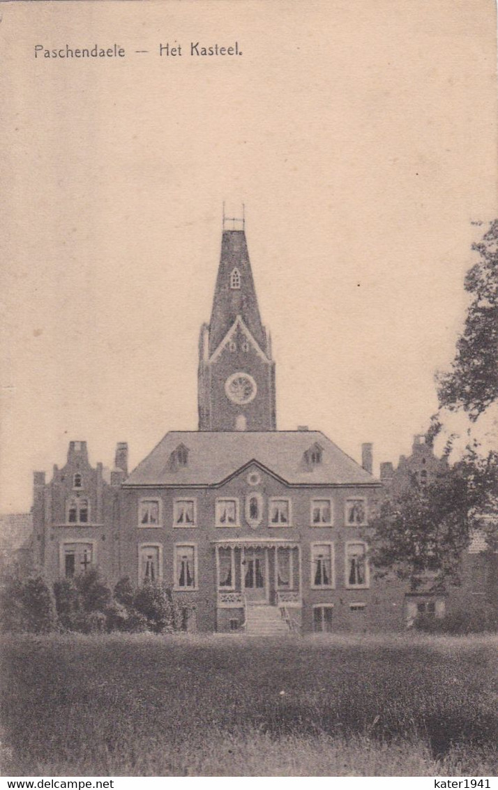 Zonnebeke- PASCHENDAELE - Het Kasteel - - Zonnebeke