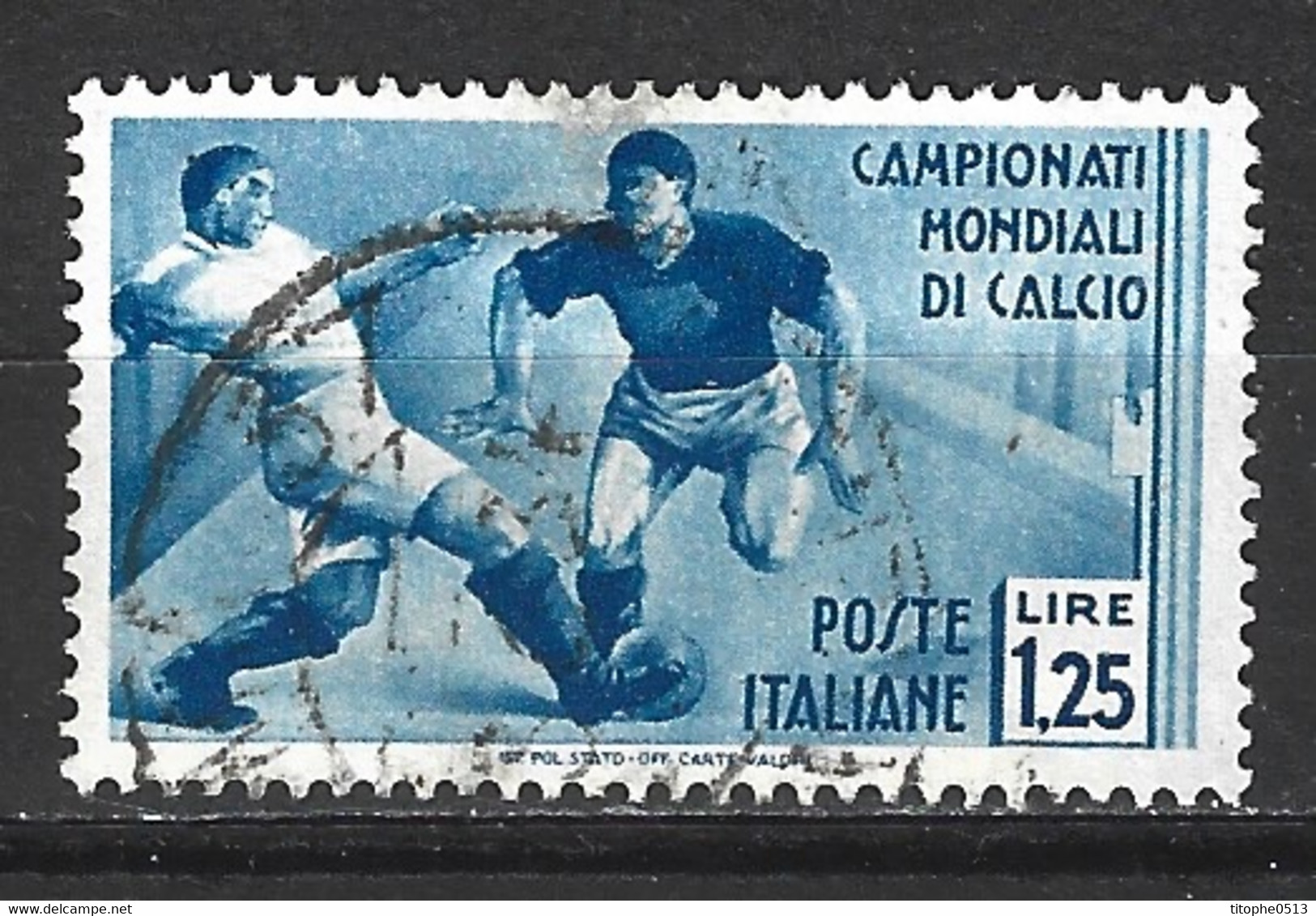 ITALIE. N°342 Oblitéré De 1934. Coupe Du Monde. - 1934 – Italie