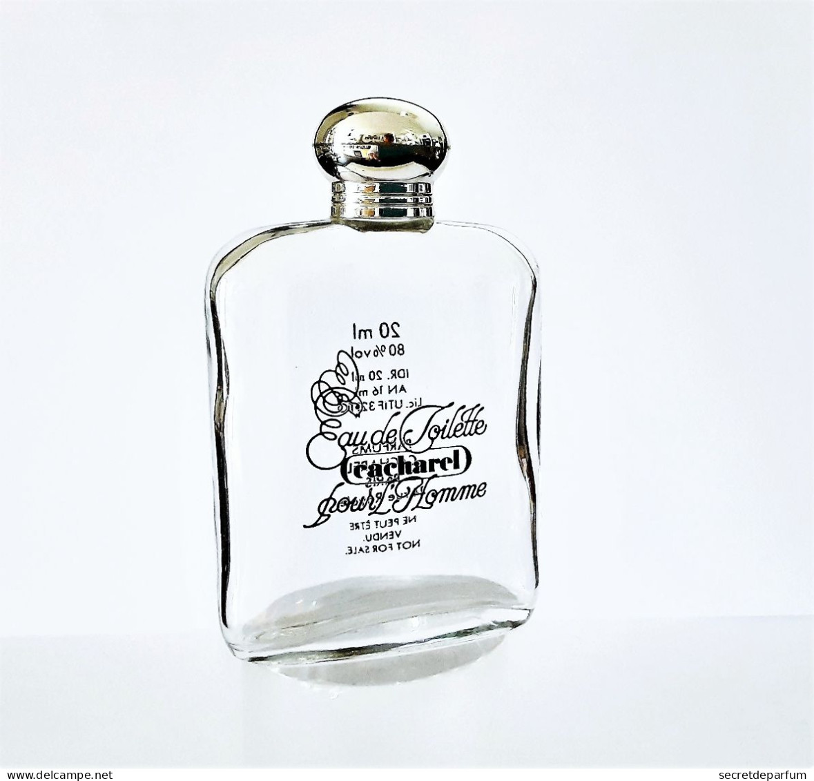 Miniatures De Parfum      POUR L' HOMME  De  CACHAREL  VIDE EDT   20  Ml - Miniaturen Flesjes Heer (zonder Doos)