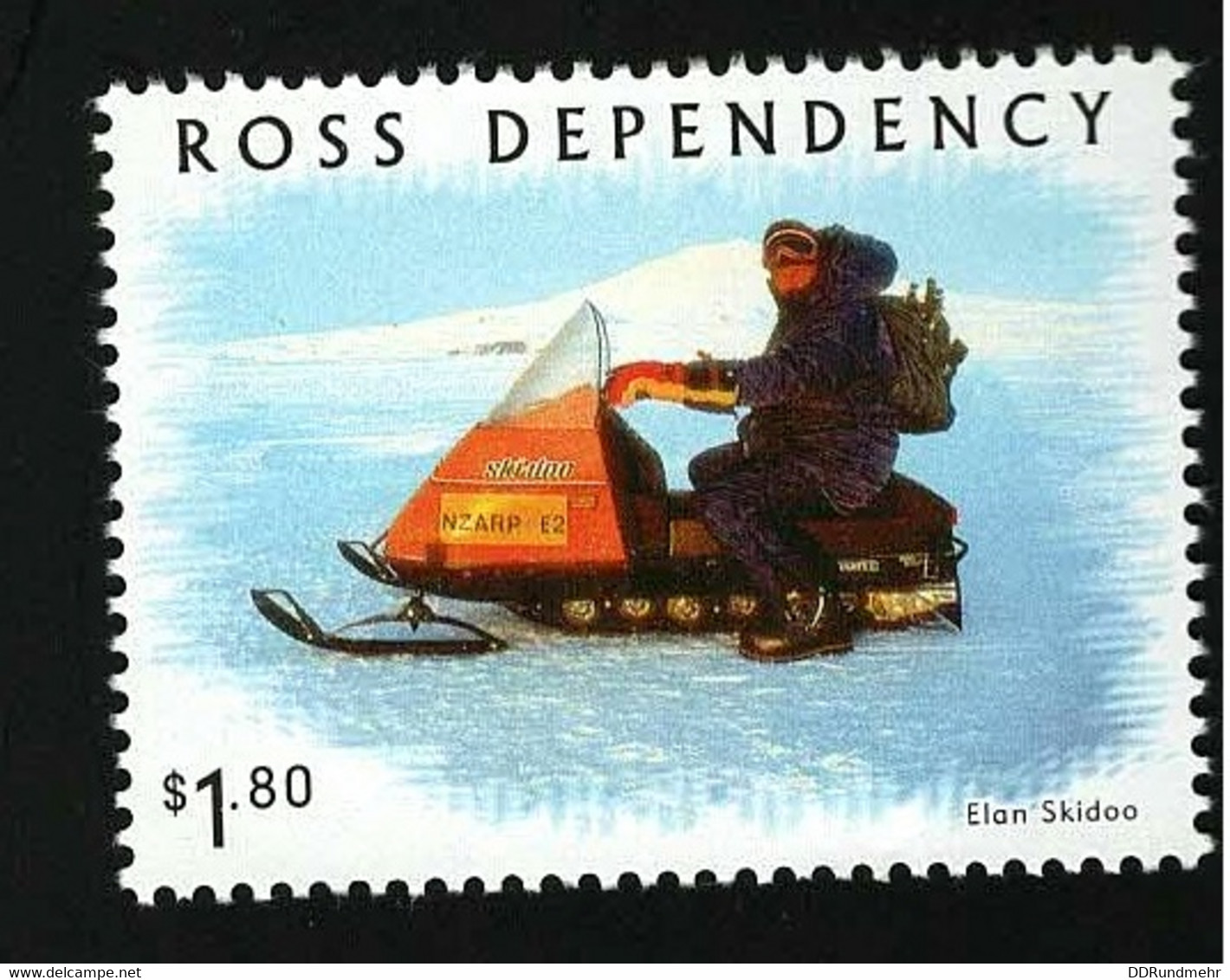 2000 Elan Skidoo Michel NZ-RO 71 Stamp Number NZ-RO L66 Stanley Gibbons NZ-RO 71  Xx MNH - Nuovi